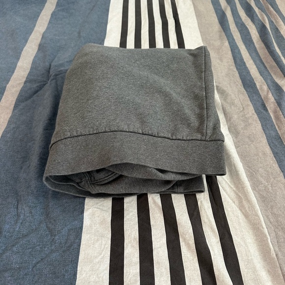 Russell Gray Hoodie with Neon Green Lining - Picture 14 of 14